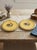 Ceramic Vintage French Country Yellow Ceramic Rooster Placemats / Trivets - a Pair For Sale - Image 7 of 12