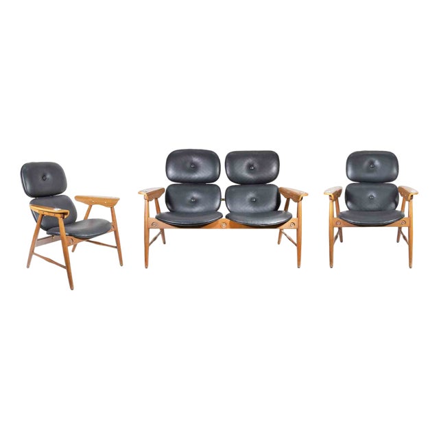 Relax Sofa Set by Marco Zanuso for Poltronova, 1970s, Set of 3 For Sale