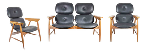 Relax Sofa Set by Marco Zanuso for Poltronova, 1970s, Set of 3