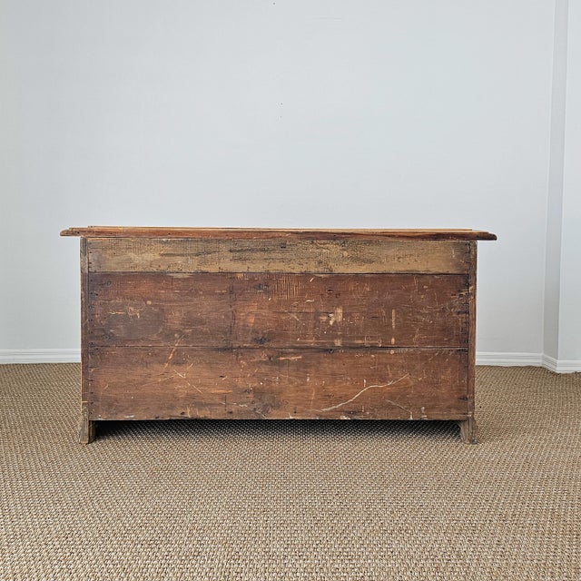 Antique English Pine Sideboard Circa 1880 Farmhouse Buffet Dresser 7 Drawer For Sale - Image 10 of 10