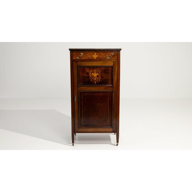 Wood 19th Century France Brown Wood Storage Cabinets & Cupboards For Sale - Image 7 of 10