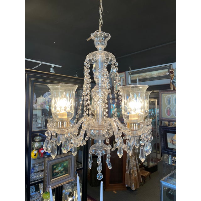 Vintage 1930s Hollywood Colonial Style Five Light Chandelier. Terrific "presence"! Beautiful vintage condition. See photos...