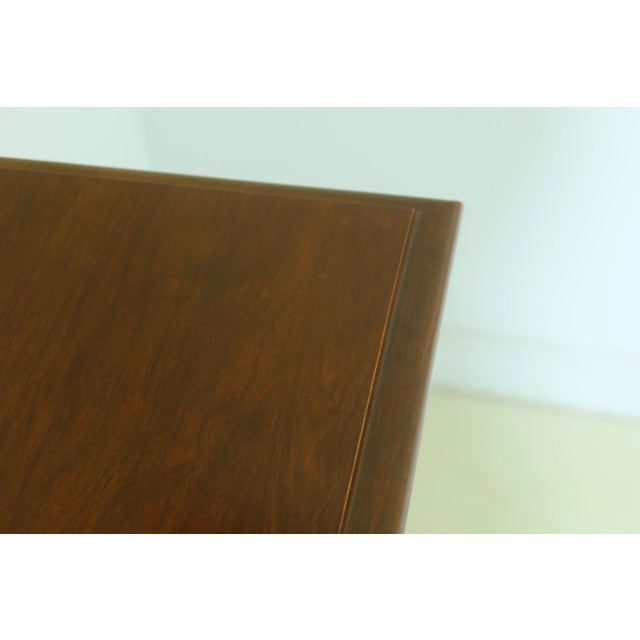 Wood Cresent Solid Cherry Gentleman's Chest & Mirror For Sale - Image 7 of 10