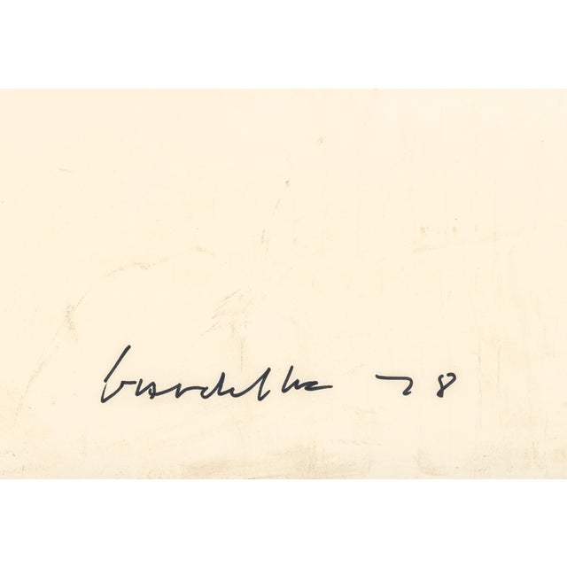 1970s Joseph Gardella Abstraction in Green, 1978 For Sale - Image 5 of 7
