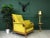 Vintage Yellow Armchair from Cinitique For Sale - Image 16 of 16