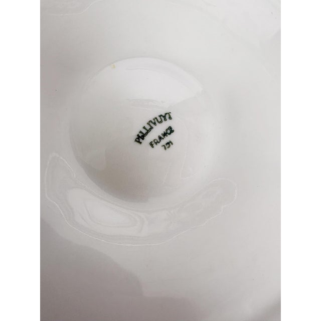 Set of 4 Majolica Plates in White Ceramic, France, 1980s, Set of 4 For Sale - Image 10 of 13