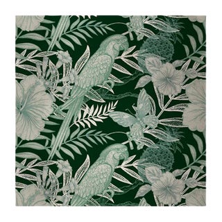 Parrots 4 Fabric Wall Covering by Chiara Mennini for Midsummer-Milano For Sale