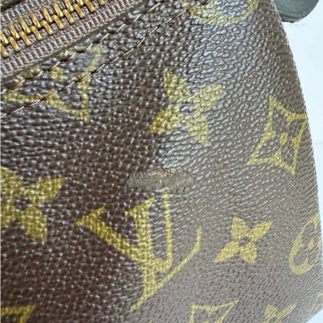Louis Vuitton Louis Vuitton Speedy 35 Bag LV Monogram Canvas Top Handle Vintage 80s Dr Bag Satchel For Sale - Image 4 of 12