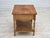 Scandinavian Side Table with Drawers in Oak Wood and Rattan, 1970s For Sale - Image 11 of 18