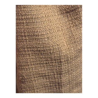 Scalamandre Designer Woven Silk Bourette in Caramel Chroma- 5 2/3 Yards For Sale