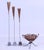 MCM Tage Andersen Brutalist Welded Wire Woven Mesh Candle Cones on Block Bases Style /7 For Sale - Image 10 of 10