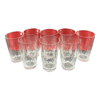 Écaille Glasses from Baccarat, Set of 8 For Sale