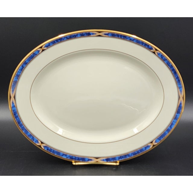 This is a vintage Lenox American Home Collection oval serving platter in pristine condition. The design is from the...