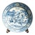 Chinese Ceramic Plate,Blue and White Porcelain Plate Hand Painted Figures Story Pattern For Sale