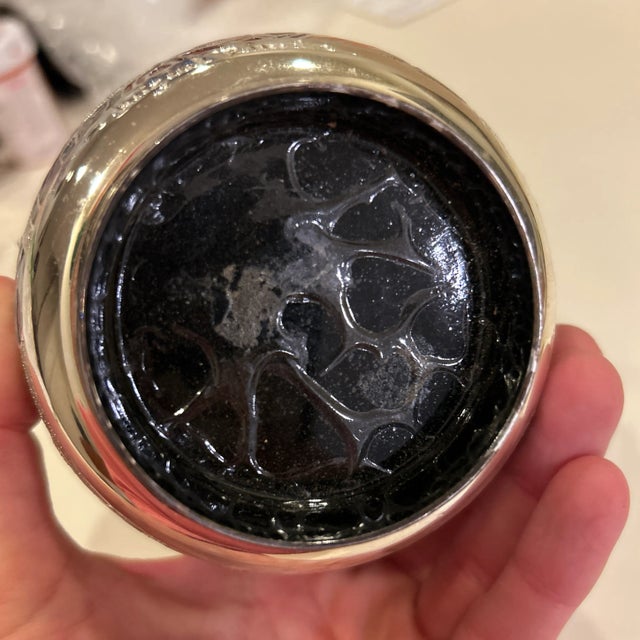 Vintage Miguel Pineda Enamel and Silver Plate Vase For Sale - Image 10 of 10