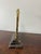 Early 20th Century Antique English Brass Horse Door Stop For Sale - Image 5 of 6