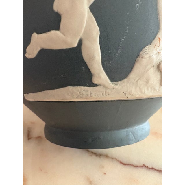 Pitcher by Jean Baptiste Stahl from Villeroy & Boch, 1890s For Sale - Image 3 of 14