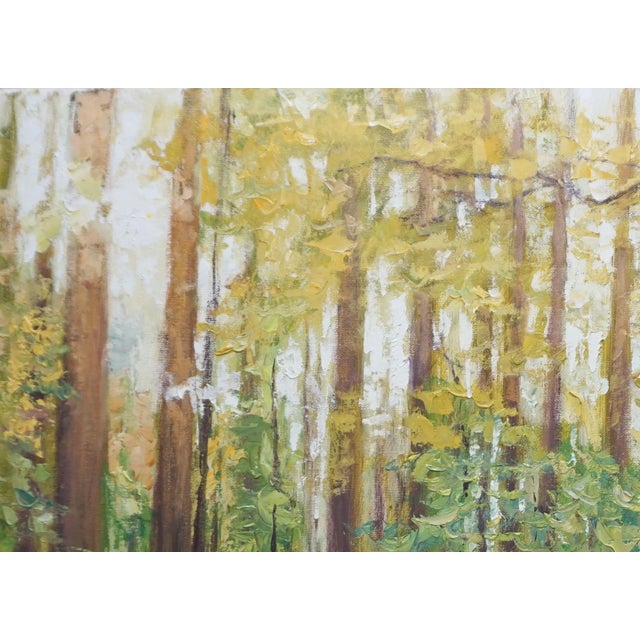 Original oil landscape by Sean Wu, Cedar Grove