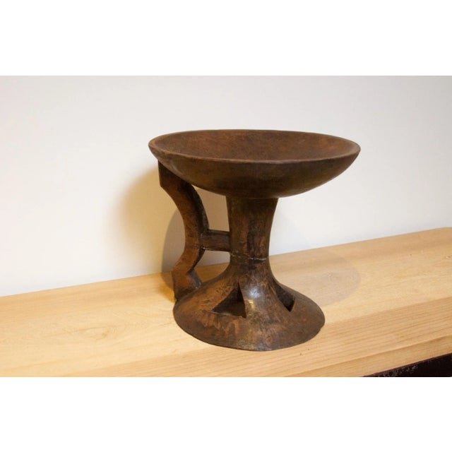 Vintage Tribal Carved Naga Stool For Sale - Image 4 of 6