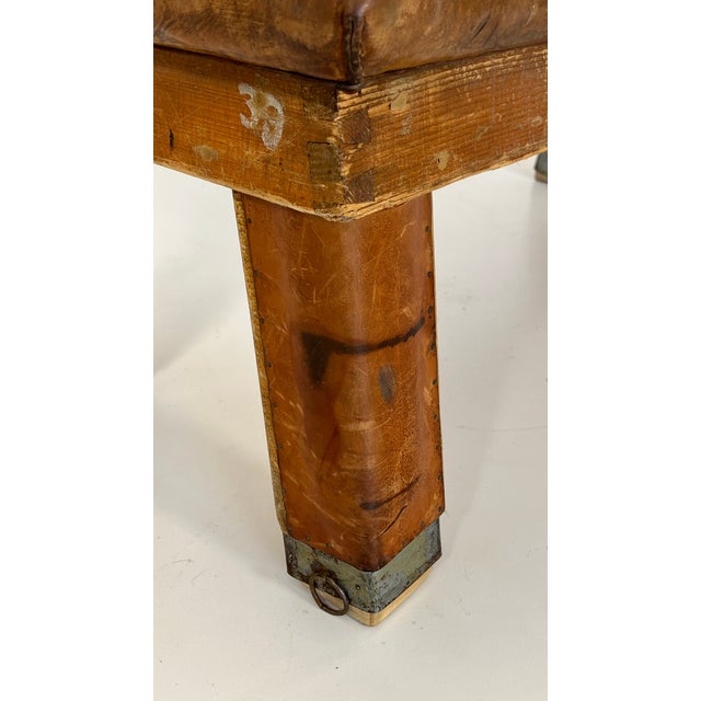 Vintage Gymnastic Bench, 1940s For Sale - Image 4 of 8
