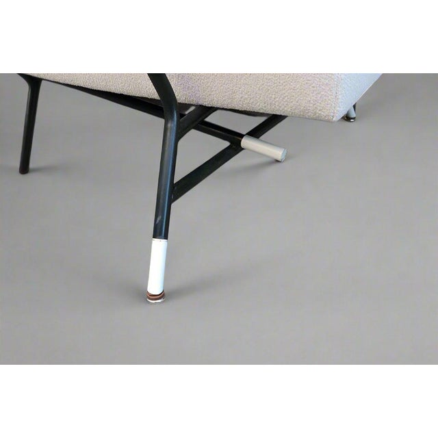 Model 865 Sofa by Ico Parisi, 1955. Luxuriously low and chic with the lozenge shaped back and seat articulated with...