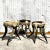 Infuse your space with a touch of American flair with this set of Vintage Boho Horn Stools. Crafted with authentic...