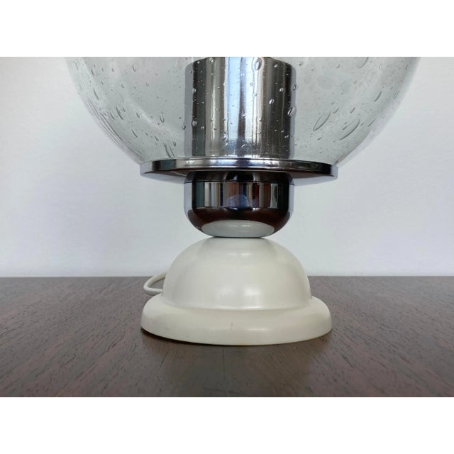 Mid-Century Modern Mid-Century Glass Table Lamps, 1980s, Set of 2 For Sale - Image 3 of 8