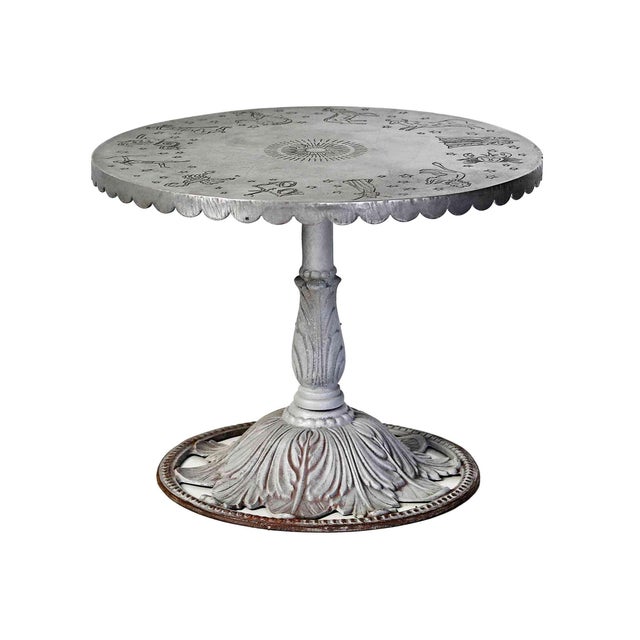 Antique French Table With Zodiac Symbols For Sale - Image 12 of 12