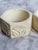 1930s Vintage Celluloid Faceted Floral Napkin Rings - Pair For Sale - Image 5 of 7