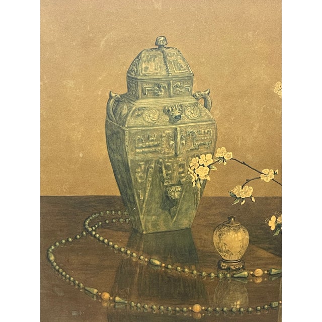 A beautiful still life print by artist Rose Gaynor. The artwork comes framed and ready to display.