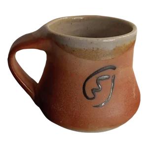 Vintage Artist Signed Buck Art Studio Pottery Texas Mug