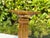 Vintage Brutalist Gilt Faux Bois Sculptural Candleholders, Graduated Pair For Sale - Image 12 of 12