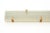 Metal Vintage French Wall Sconce Sliding Sandblasted Ribbed Glass and Brass from Maison Arlus For Sale - Image 7 of 15