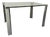 Rectangular Metal, Chrome, and Glass Dining Table from Peter Ghyczy, 1980s For Sale