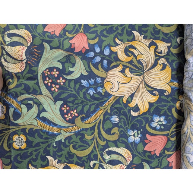 "Golden Lily" by Morris & Co printed in England. Approx. 15 - 16 yards, approx. 54" wide. Copyright 1991 Arthur Sanderson...