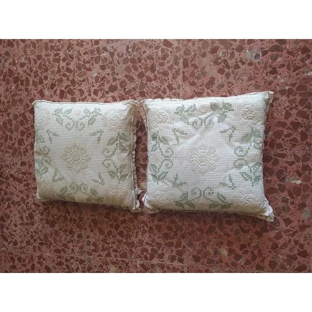 Cushions with Cotton Thread, Italy, 1990 For Sale - Image 9 of 9