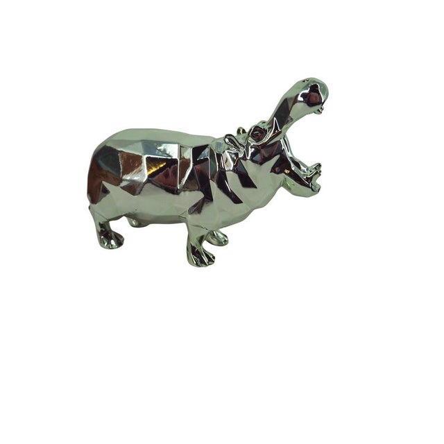 Green Resin Hippo from Richard Orlinski For Sale - Image 6 of 8