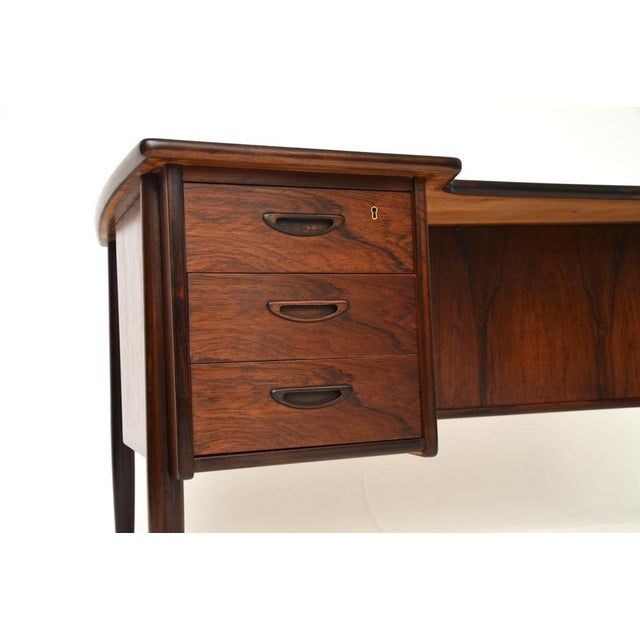Vintage Swedish Boomerang Desk attributed to Goran Strand for Lelangs Mobelfabrik, 1960s For Sale - Image 10 of 11
