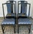 Set of fair Asian inspired “Chin Hua” dining side chairs designed by Raymond Sobota for Century Furniture, seats covered...
