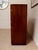 Campaign Vintage Campaign Mahogany Tall Chest With Brass Hardware For Sale - Image 3 of 10