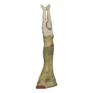 Sjer Jacobs, Standing Female Figure, 1990s, Ceramic For Sale