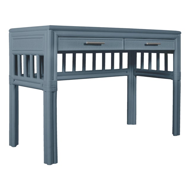 Colony Desk, Regatta Blue For Sale
