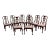 Vtg. Pennsylvania House Set of Eight Solid Mahogany Queen Anne Dining Chairs For Sale