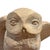 Tan Vintage Snow Owl Sculpture by Klara Sever For Sale - Image 8 of 12