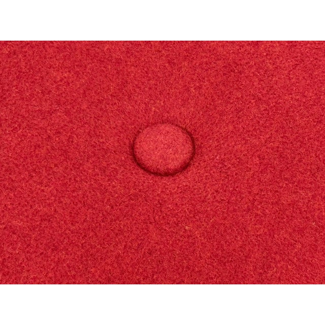 Brown Room & Board Murphy Stool Walnut + Upholstery For Sale - Image 8 of 12