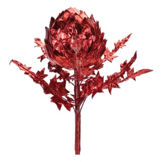 Metallic Artichoke Stem (Set of 2) For Sale