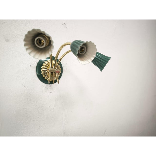 Sputnik Wall Light from Tre Luci, 1940s For Sale - Image 4 of 12