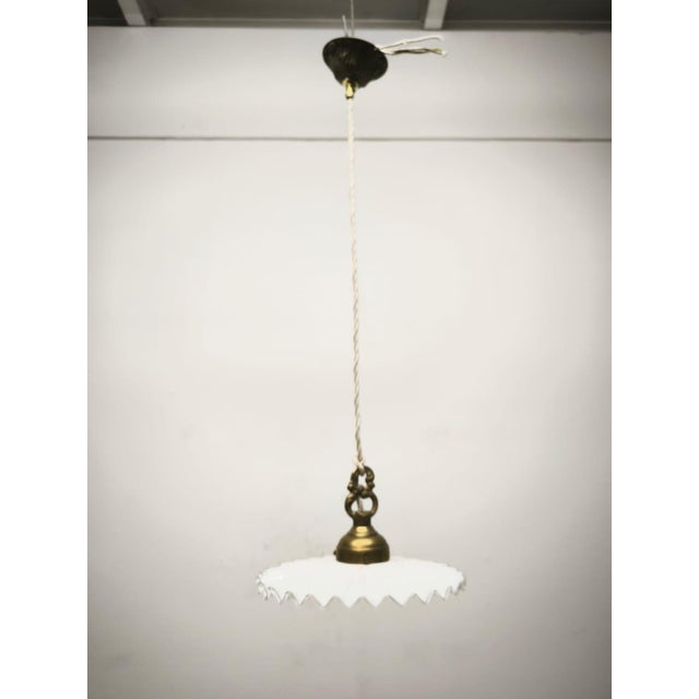 Gold Glass Handkerchief Suspension, 1970s For Sale - Image 8 of 17