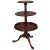 Queen Anne Mid 19th Century English Queen Ann 3 Tier Mahogany Dumb Waiter For Sale - Image 3 of 3