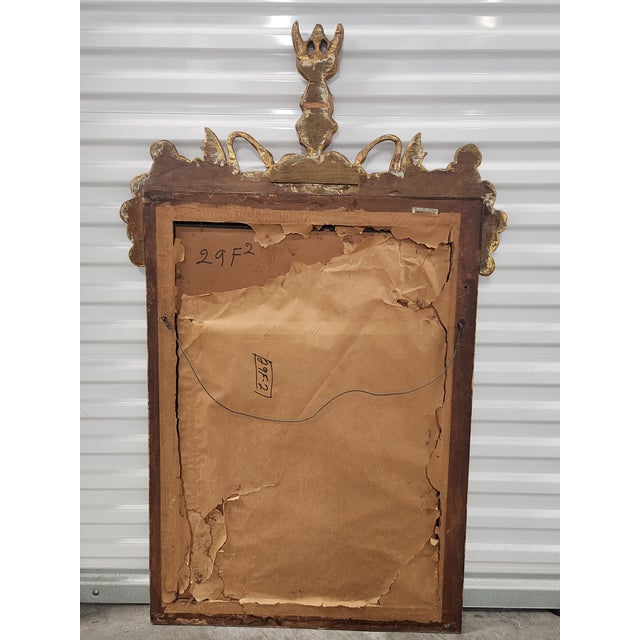 Antique Late 19th Century Empire Style Gilded Mirror From Waldorf Astoria Nyc For Sale - Image 13 of 18